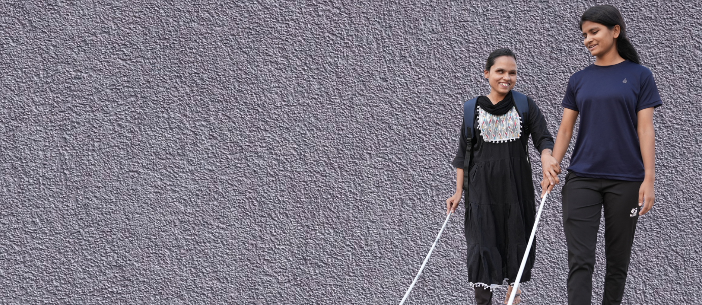 Help be there eyes, donate a walking cane